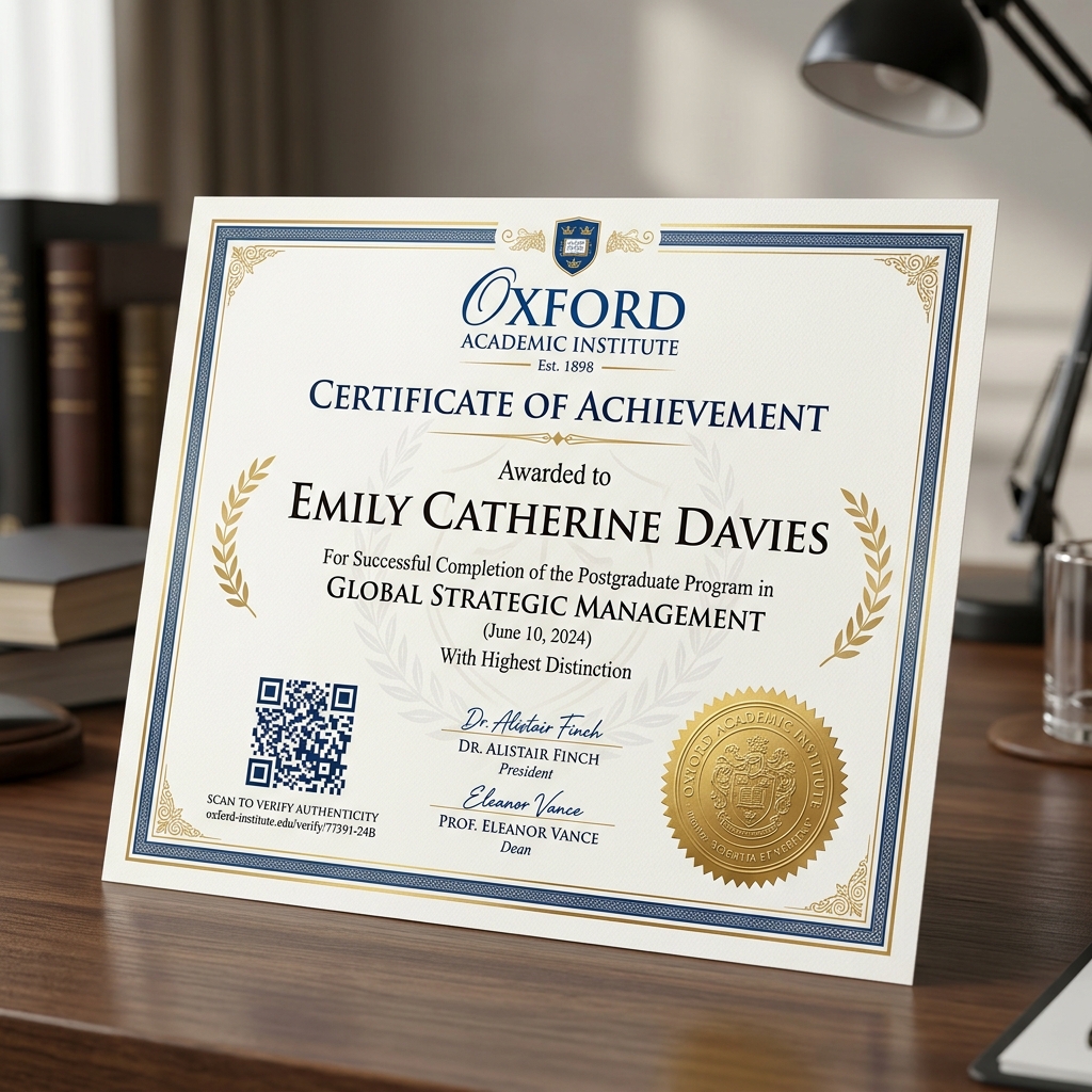 Academic Certificate Generation