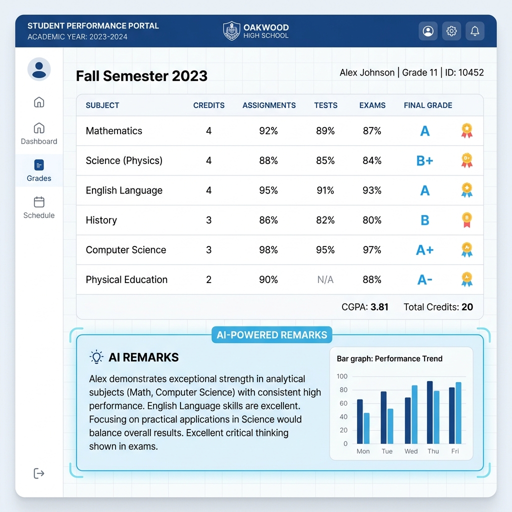 School Academic Result Processing